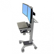 ERGOTRON Neo-Flex® Dual WideView WorkSpace, pojízdný multifunkční vozík, uchycení pro dva monitory ERGOTRON Neo-Flex® Dual WideView WorkSpace, pojízdný multifunkční vozík, uchycení pro dva monitory