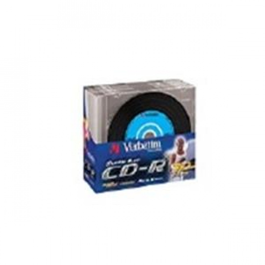 VERBATIM CD-R AZO 700MB, 52x, vinyl, slim case 10 ks