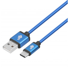 TB Touch USB - USB C kabel, 1,5m, modrý