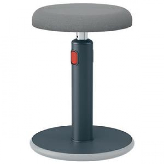 LEITZ Ergonomická balanční židle pro sezení/stání  ERGO Cosy Stool, sametově šedá