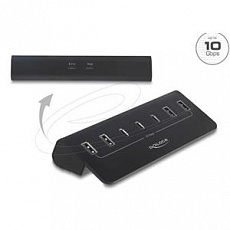 Delock USB 10 Gbps Hub se 3 porty USB Type-C a 4 porty USB Typ-A
