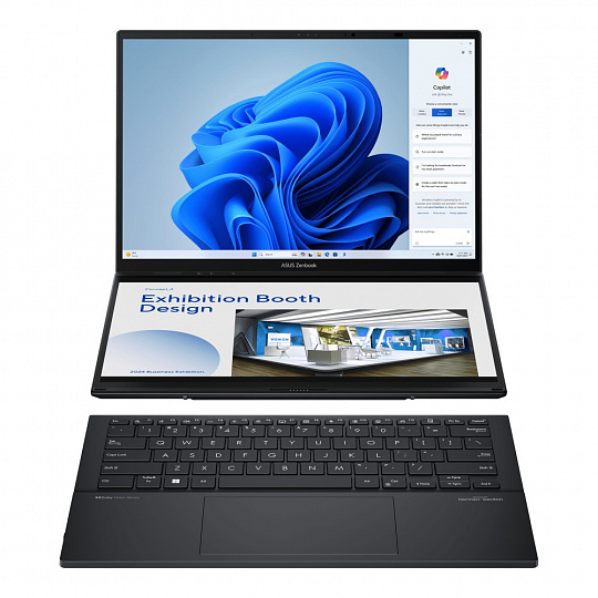 ASUS Zenbook Duo 14 OLED/UX8406CA-OLED304WZ/U9-285H/14"/WUXGA/T/32GB/1TB/Intel int/W11H/Gray/2R ASUS Zenbook Duo 14 OLED/UX8406CA-OLED304WZ/U9-285H/14"/WUXGA/T/32GB/1TB/Intel int/W11H/Gray/2R