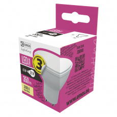 EMOS LED ŽÁROVKA CLASSIC MR16 4,5W(32W) 350lm GU10 WW EMOS LED ŽÁROVKA CLASSIC MR16 4,5W(32W) 350lm GU10 WW