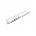PATCH PANEL 24 PORTŮ 1U STŘÍDAVÝ S ORGANIZÉREM PRO MODULY KEYSTONE ŠEDÝ LANBERG