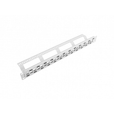 PATCH PANEL 24 PORTŮ 1U STŘÍDAVÝ S ORGANIZÉREM PRO MODULY KEYSTONE ŠEDÝ LANBERG PATCH PANEL 24 PORTŮ 1U STŘÍDAVÝ S ORGANIZÉREM PRO MODULY KEYSTONE ŠEDÝ LANBERG