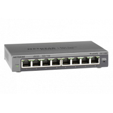 NETGEAR 8x10/100/1000 Desktop Plus Switch, GS108E - PROMO NETGEAR 8x10/100/1000 Desktop Plus Switch, GS108E - PROMO