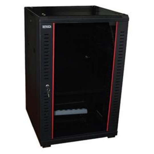 OCRACK 19" OCC-25U-68SBK rozvaděč stojanový 25U/600x800 skleněné dveře