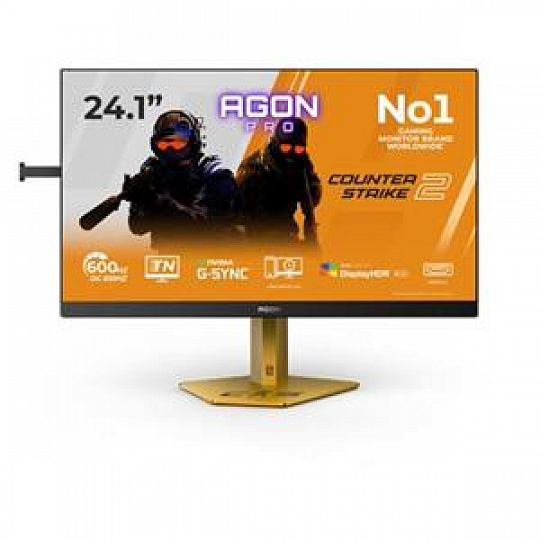 AOC LCD AGON PRO herní CS24A 24,1" TN/1920x1080@610Hz/0,5ms/500cd/2xHDMI/DP/4xUSB/Pivot/HAS/VESA AOC LCD AGON PRO herní CS24A 24,1" TN/1920x1080@610Hz/0,5ms/500cd/2xHDMI/DP/4xUSB/Pivot/HAS/VESA