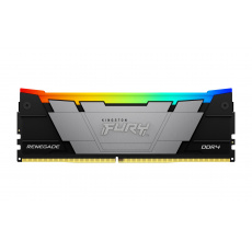 Kingston FURY Renegade/DDR4/64GB/3600MHz/CL16/4x16GB/RGB/Black