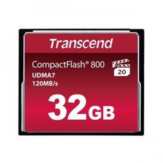 Transcend 32GB CF (800X) paměťová karta