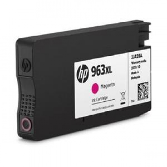 HP 963XL High Yield Magenta Original Ink Cartridge - 1600 stran pro OJ 9010, 9013,9020