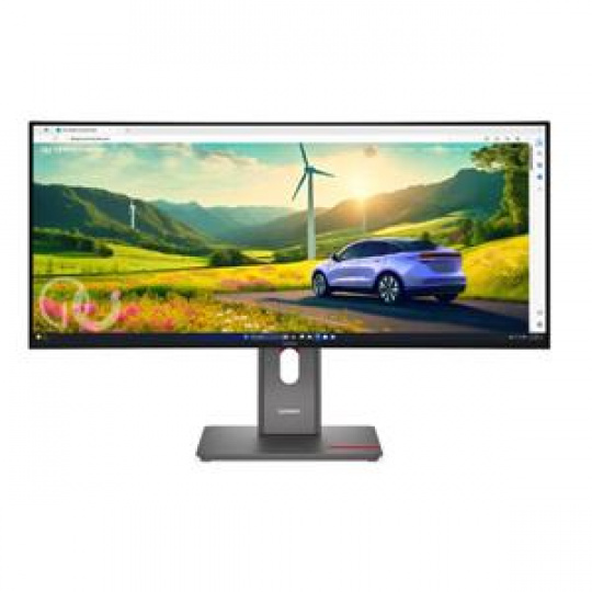 Lenovo LCD P34wd-40 34" zakřivený 3440x1440 IPS/6ms/350cd/2000:1/Repro/Kamera/HDMI/2xDP/4xUSB-C/USB-B/5xUSB-A/RJ45/VESA