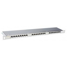 19" Patch pan. Solarix 24xRJ45 CAT6 STP nerez 0,5U 19" Patch pan. Solarix 24xRJ45 CAT6 STP nerez 0,5U