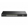 D-Link DGS-1530-28P/E 24 Ports GE PoE(30W) + 4 Ports 10G SFP+ Smart Managed Switch, 370W