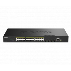 D-Link DGS-1530-28P/E 24 Ports GE PoE(30W) + 4 Ports 10G SFP+ Smart Managed Switch, 370W D-Link DGS-1530-28P/E 24 Ports GE PoE(30W) + 4 Ports 10G SFP+ Smart Managed Switch, 370W