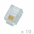 DATACOM Plug UTP CAT3 6p4c- RJ11 lanko (10ks)