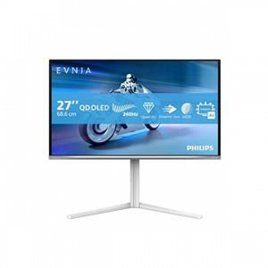 Philips LCD herní 27M2N6501L 27" QD-OLED/2560x1440@240Hz/0,03ms/400cd/2xHDMI/DP/2xUSB/Pivot/HAS/VESA/Bílý Philips LCD herní 27M2N6501L 27" QD-OLED/2560x1440@240Hz/0,03ms/400cd/2xHDMI/DP/2xUSB/Pivot/HAS/VESA/Bílý