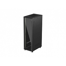 LANBERG INSTALAČNÍ SKŘÍŇOVÝ ROZVADĚČ 19" 42U 600X1000 ČERNÉ SKLENĚNÉ DVEŘE (PLOCHÉ BALENÍ)