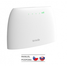 Tenda 4G03 Wi-Fi N300 4G LTE router, 2x WAN/LAN, 1x miniSIM, IPv6, VPN, LTE Cat.4, 4x anténa, CZ App Tenda 4G03 Wi-Fi N300 4G LTE router, 2x WAN/LAN, 1x miniSIM, IPv6, VPN, LTE Cat.4, 4x anténa, CZ App