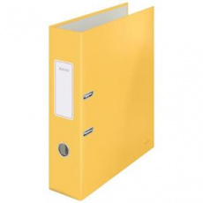 LEITZ Pákový pořadač 180° Cosy hebký A4 80 mm teplá žlutá LEITZ Pákový pořadač 180° Cosy hebký A4 80 mm teplá žlutá