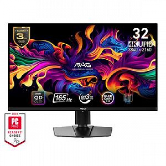 MSI Gaming monitor MAG 321UP QD-OLED X24, 31,5" QD-OLED/3840x2160(UHD)/240Hz/0,03ms/2xHDMI/DP/USB-C/výšk. nast./Pivot MSI Gaming monitor MAG 321UP QD-OLED X24, 31,5" QD-OLED/3840x2160(UHD)/240Hz/0,03ms/2xHDMI/DP/USB-C/výšk. nast./Pivot