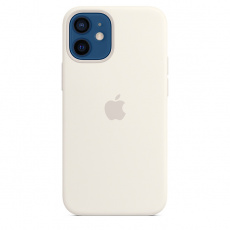 iPhone 12 mini Silicone Case with MagSafe White/SK iPhone 12 mini Silicone Case with MagSafe White/SK
