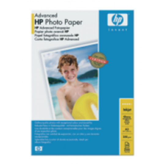 HP Advanced Glossy Photo Paper, A3, 20 ks, 250g/m2