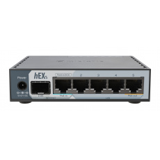 MikroTik E60iUGS, hEX S (2025 version) s RouterOS L4, desktop