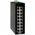 Přepínač 16x zdroj Unmanaged Ethernet Switch, 10/100/1000Mb/s, montáž DIN
