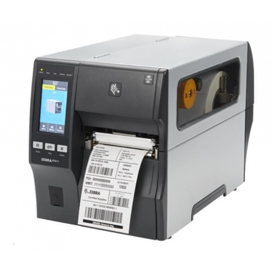 Zebra ZT111 direct thermal, 8 dots/mm (203 dpi), EPL, EPLII, ZPL, ZPLII, USB, USB Host, RS232, BT (BLE), Ethernet