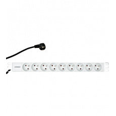 Napájecí panel PDU 19", 9x ČSN, 1U, kabel 2 m Napájecí panel PDU 19", 9x ČSN, 1U, kabel 2 m