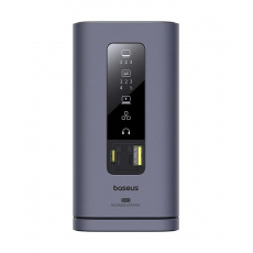 Baseus Dokovací stanice Spacemate 11v1 (USB-C PD, USB-C, 2x USB-A, 3x HDMI) šedá