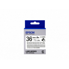 Epson Label Cartridge LK-7WBVS black on white cable tape, 36mm