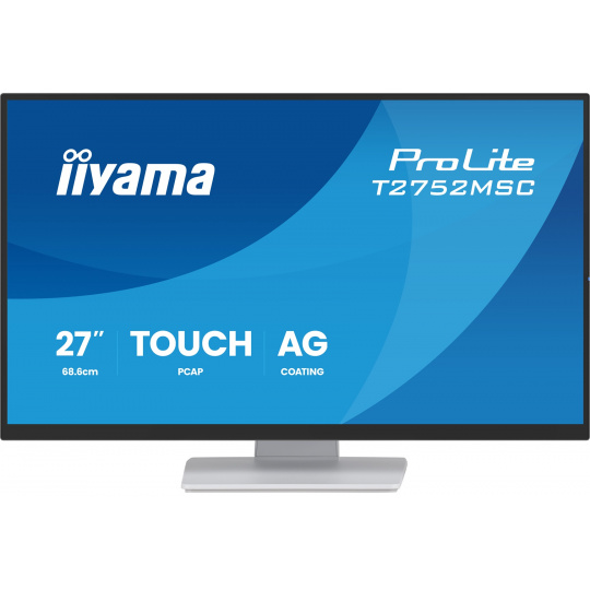 27" iiyama T2752MSC-W1AG:IPS,FHD,HDMI,DP 27" iiyama T2752MSC-W1AG:IPS,FHD,HDMI,DP