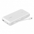 Belkin BOOST CHARGE™ USB-C Power Delivery PowerBanka s integrovaným USB-C kabelem, 20000mAh, 30W, bílá