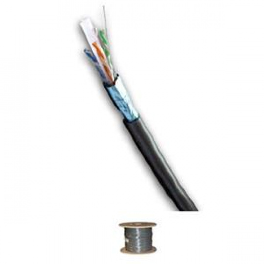 DATACOM FTP drát CAT6 PVC,Eca 500m cívka šedý
