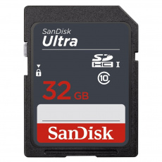 SanDisk Ultra/SDHC/32GB/100MBps/UHS-I U1 / Class 10