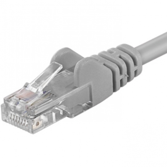 PremiumCord Patch kabel UTP RJ45-RJ45 level 5e 3m šedá