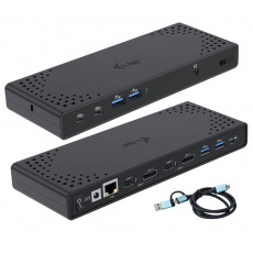 I-tec USB 3.0 / USB-C / Thunderbolt Dual Display Docking Station + PD 100W I-tec USB 3.0 / USB-C / Thunderbolt Dual Display Docking Station + PD 100W