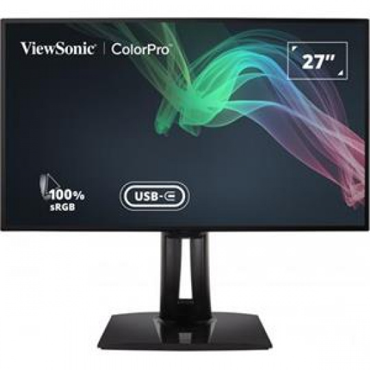 Viewsonic VP2768A-4K 27" IPS 4K 3840x2160/350nits/1000:1/5ms/2xHDMI/DP/USB-C/3xUSB/LAN/VESA/Pivot/Nastavitelný/100%sRGB