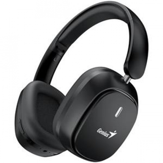 Genius HS-820BT Headset, náhlavní, bezdrátový, skládací, mikrofon, 40mm měniče, BT 5.4, 22h výdrž, USB-C,3.5mm jack,čer. Genius HS-820BT Headset, náhlavní, bezdrátový, skládací, mikrofon, 40mm měniče, BT 5.4, 22h výdrž, USB-C,3.5mm jack,čer.