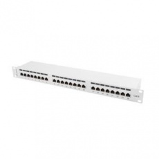 LANBERG PATCH PANEL 24 PORTŮ 1U 19" CAT.6 FTP STÍNĚNÝ ŠEDÝ LANBERG PATCH PANEL 24 PORTŮ 1U 19" CAT.6 FTP STÍNĚNÝ ŠEDÝ