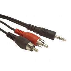 GEMBIRD kabel minijack 3.5mm - 2x RCA M/M 2,5m GEMBIRD kabel minijack 3.5mm - 2x RCA M/M 2,5m