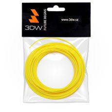 3DW - ABS filament 1,75mm žlutá, 10m, tisk 220-250°C