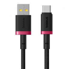Baseus Rychlonabíjecí kabel Dura USB/USB-C 1m 60W červeno černý Baseus Rychlonabíjecí kabel Dura USB/USB-C 1m 60W červeno černý