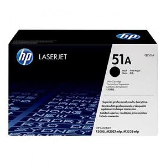 HP toner 51A/Black/6500 stran