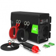 Green Cell  Měnič napájení Power Inverter do auta  12V na 230V 300W / 600W Čistý sinus