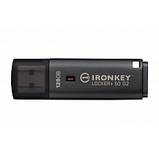 Kingston IronKey Locker+ 50 G2/128GB/USB 3.2 Gen 1 (5Gb/s)/USB-A/Černá
