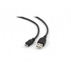 GEMBIRD kabel USB2.0 - microUSB, 3m, černý