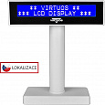 LCD displej Virtuos FL-2026MB 2x20, USB bílý